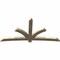 Ekena Millwork Davenport Rough Sawn Timber Gable Bracket, Douglas Fir, 108"W x 54"H x 4"D x 6"F, 12/12 Pitch GBW108X54X0406DAV00RDF - alternate 2